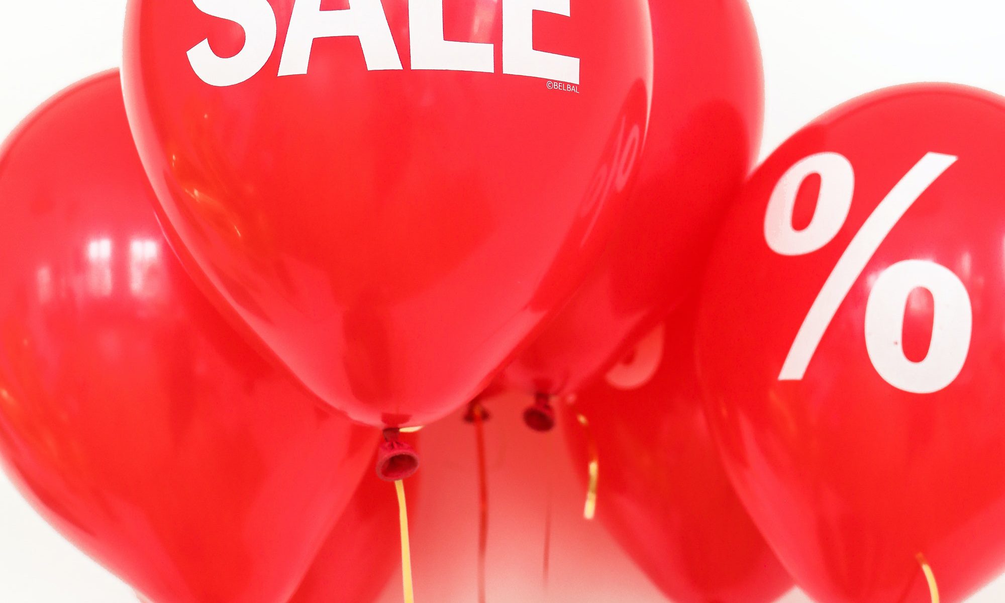 Red sale balloons.