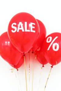 Red sale balloons.